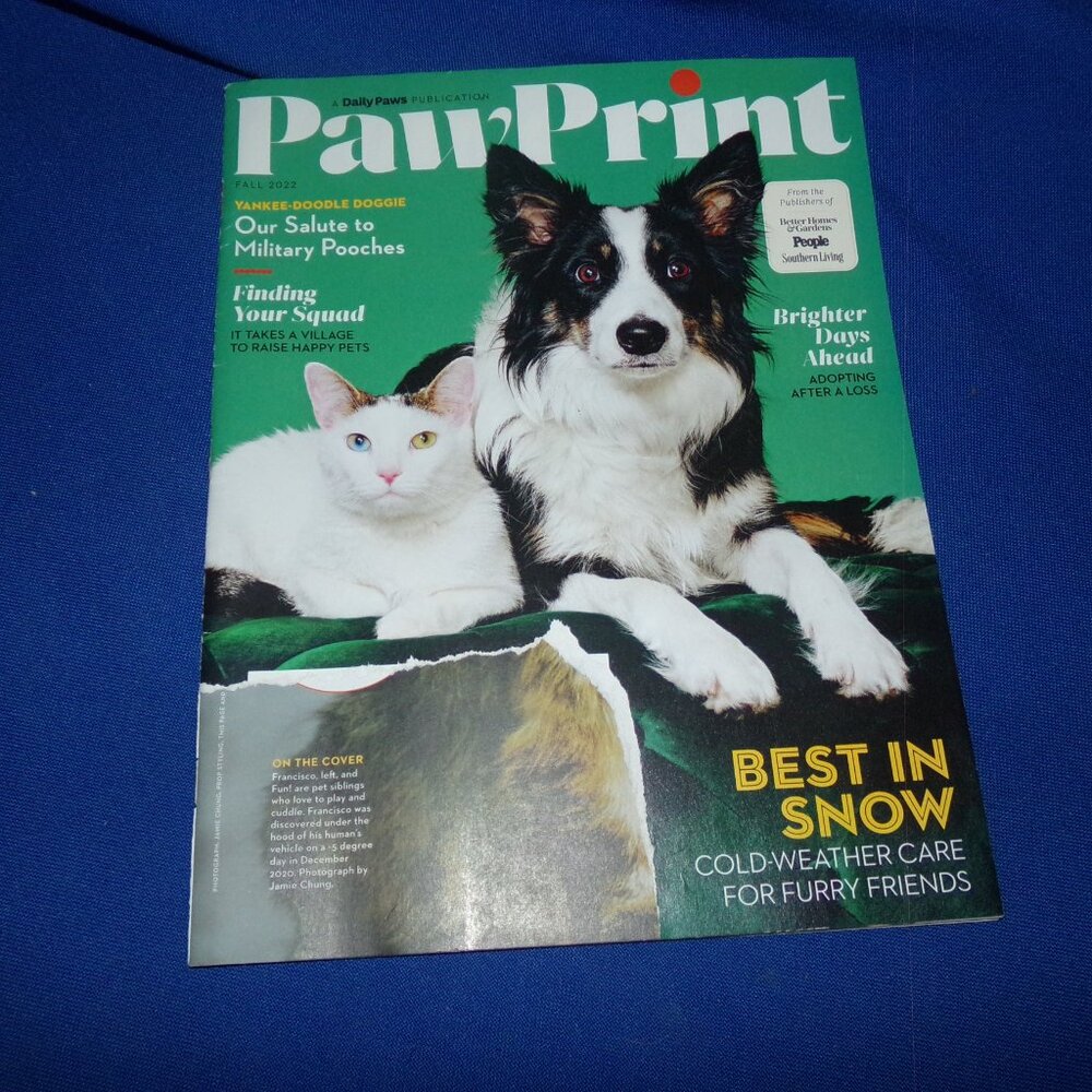 Vintage Paw Print Magazine - Fall 2022 - Dogs, Cats, Military Pooches